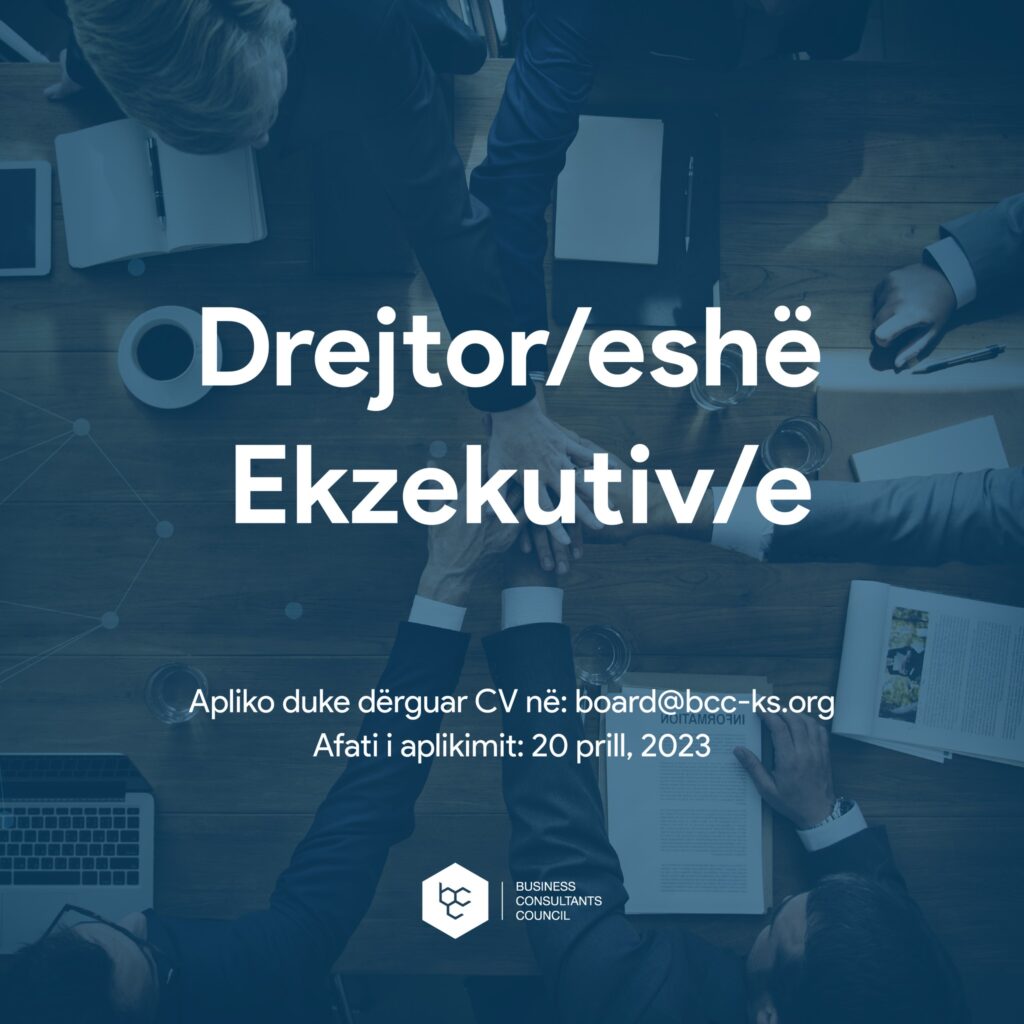 KONKURS I HAPUR: Drejtor/eshë Ekzekutiv/e