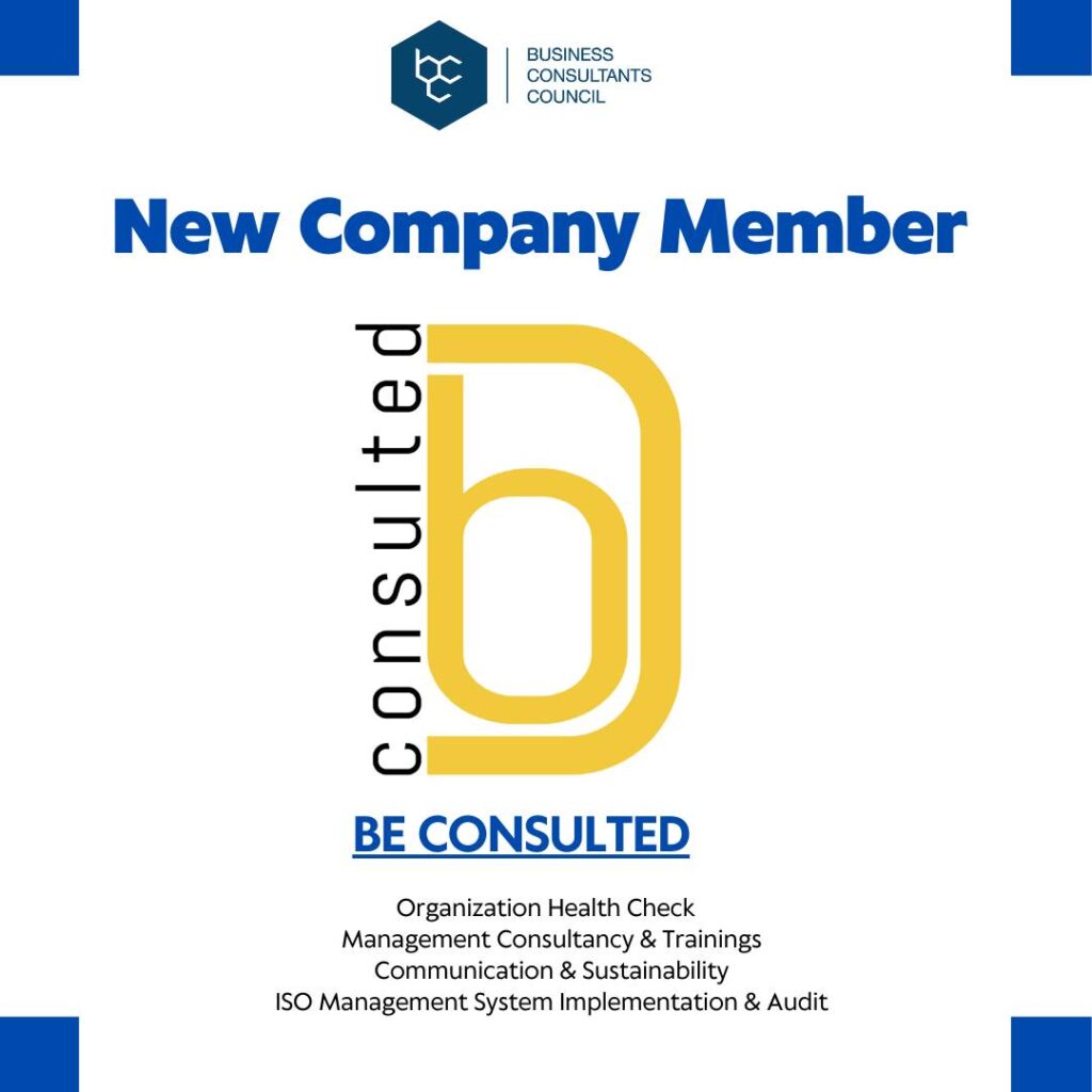 Be Consulted becomes the newest Company member of the Business Consultants Council