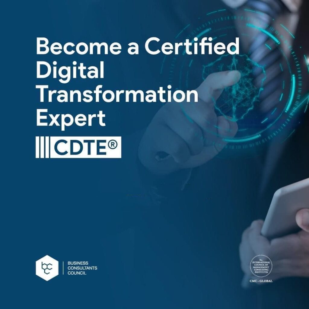 Call for Consultants and Experts for Certified Digital Transformation Expert – CDTE© Certification Program