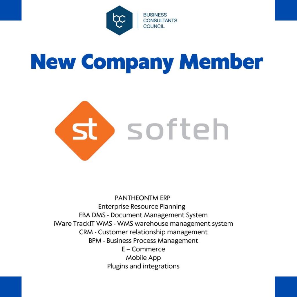 SOFTEH becomes the newest Company member of the Business Consultants Council (BCC)