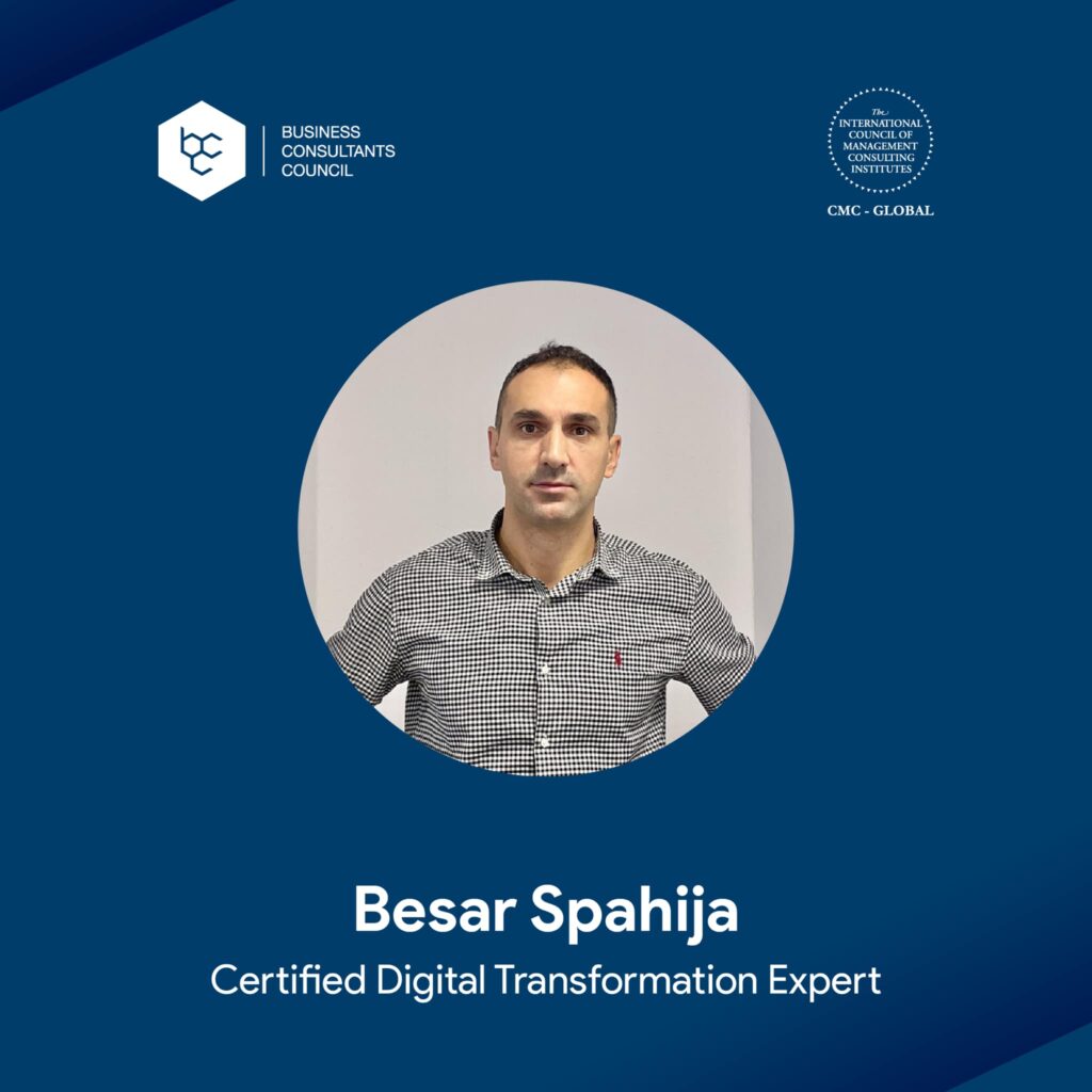 Meet our Certified Digital Transformation Expert CDTE - Besar Spahija