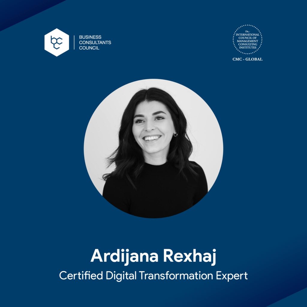 Meet our Certified Digital Transformation Expert CDTE - Ardijana Rexhaj