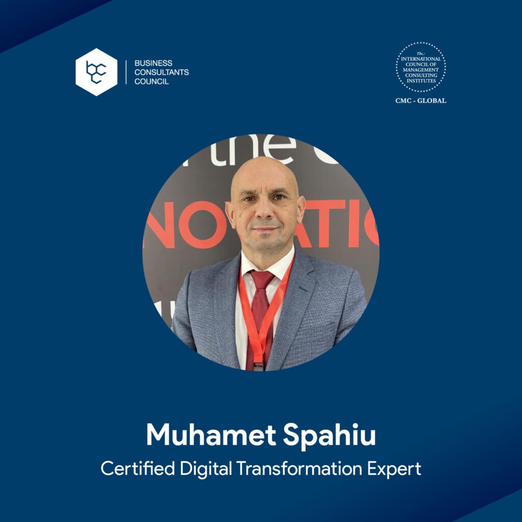 Meet our Certified Digital Transformation Expert CDTE - Muhamet Spahiu