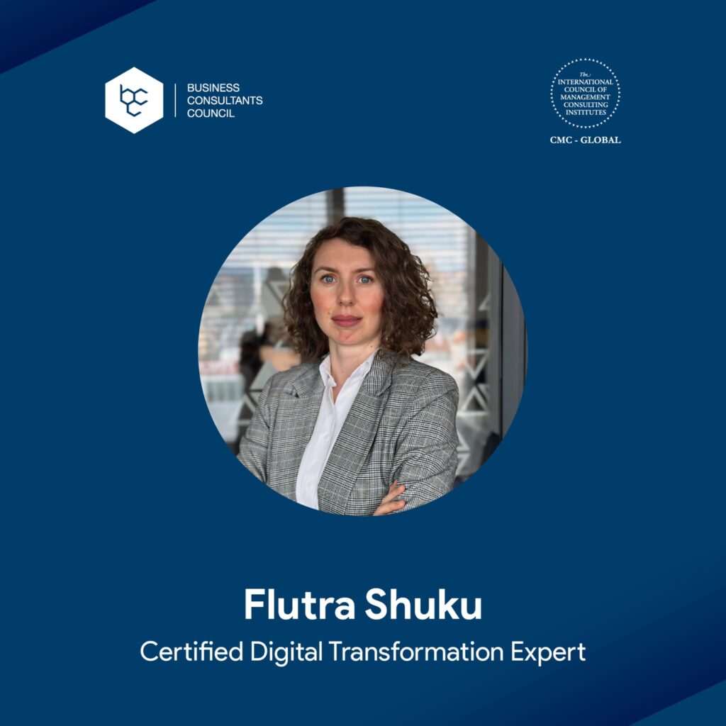 Meet our Certified Digital Transformation Expert CDTE - Flutra Shuku