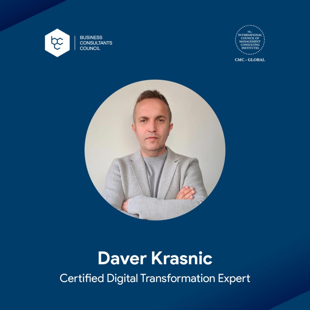 Meet our Certified Digital Transformation Expert CDTE - Daver Krasnic