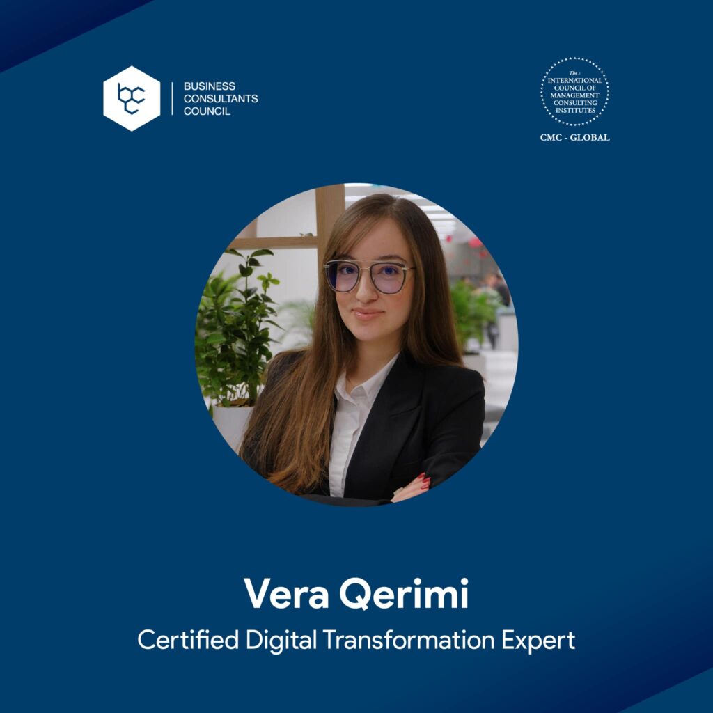 Meet our Certified Digital Transformation Expert CDTE©️ - Vera Qerimi